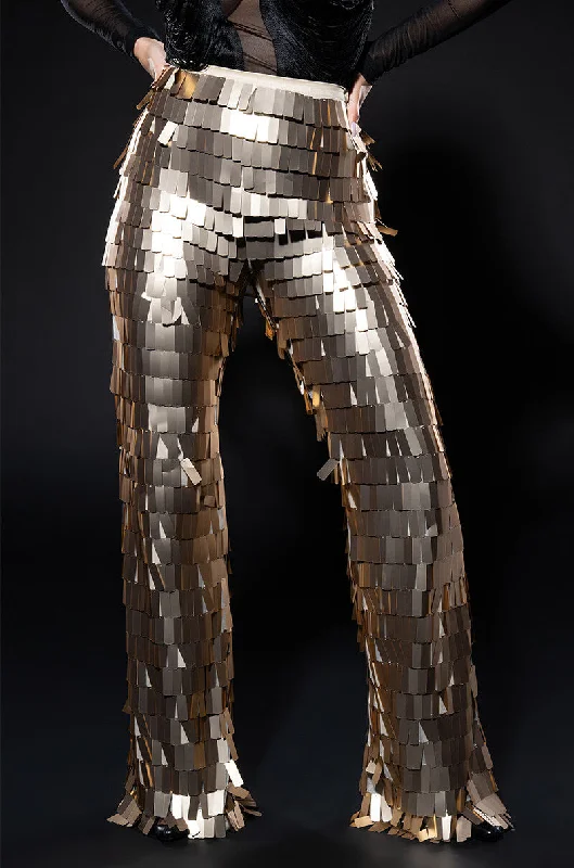 VALENTINA GOLD TROUSER Trousers Modern Contemporary