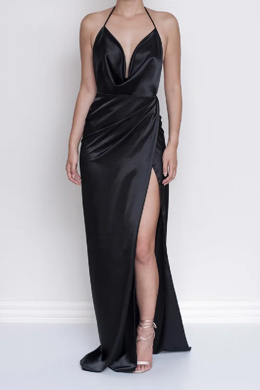 Alina Gown in Onyx Black