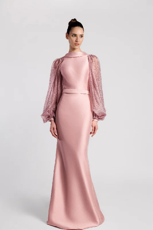 Beaded sleeves Cadi dress