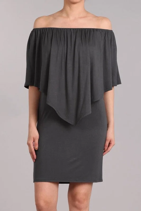 Chatoyant 4 Way Convertible Dress Cement