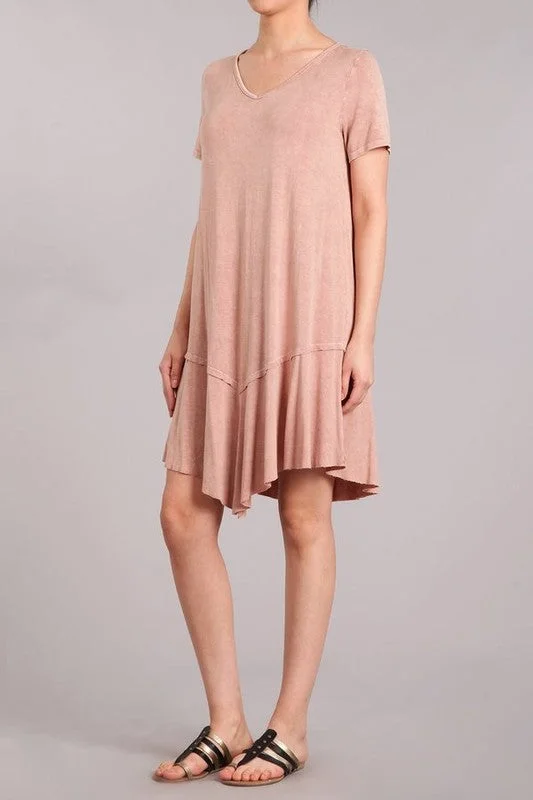 Chatoyant Mineral Wash Dress
