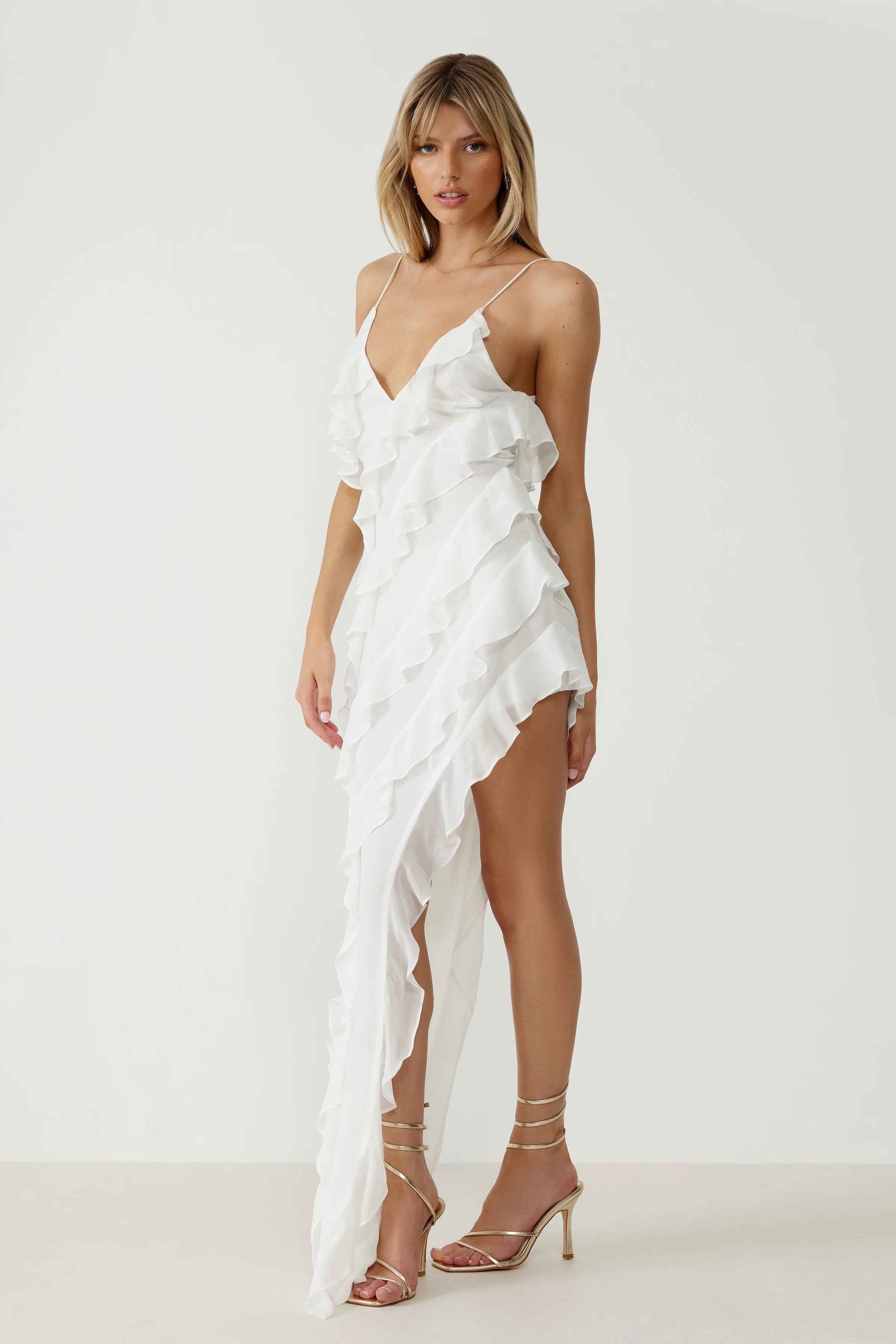 ETIENNE DRESS WHITE