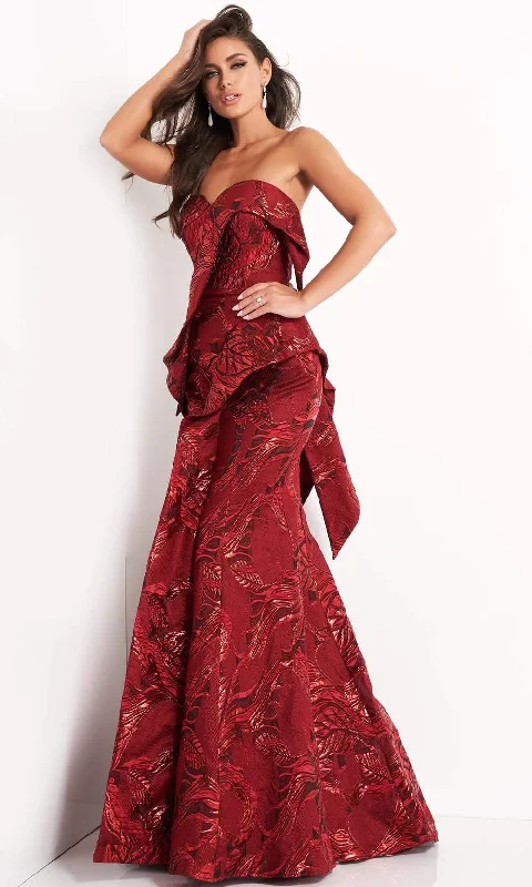 Jovani - 05020 Strapless Sweetheart Mermaid Dress