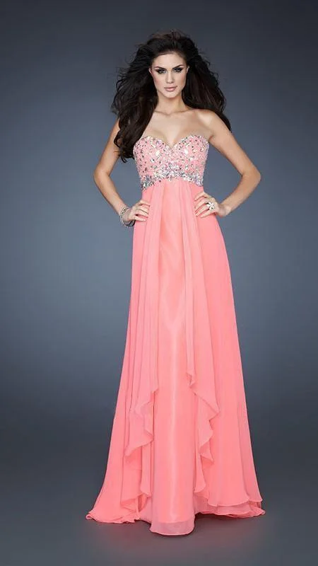 La Femme - 18803 Stunning Gown with Sparkling Bodice