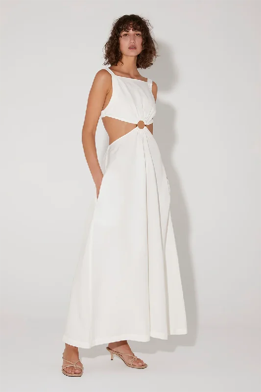 Paros Dress in Ivory