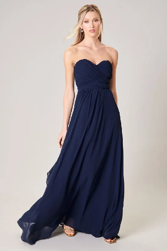 Ruched Sweetheart Convertible Dress