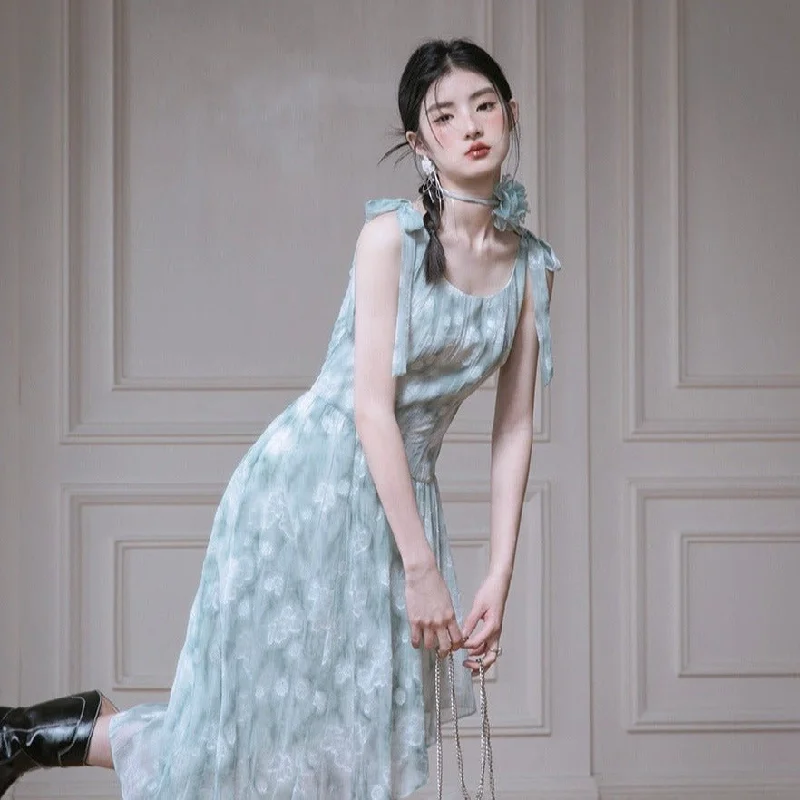 Seafoam Whisper Sundress