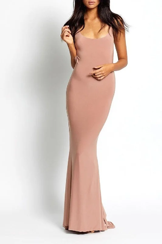 Tempis Gown in Nude